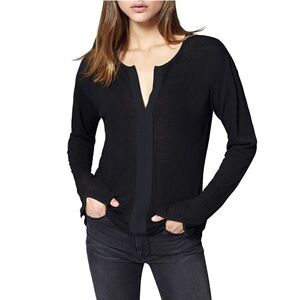 NWT Sanctuary Clothing Women’s Knit Pullover Blouse Black Size XXL
